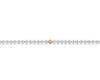 beads 11g avec 1 bille en or rouge